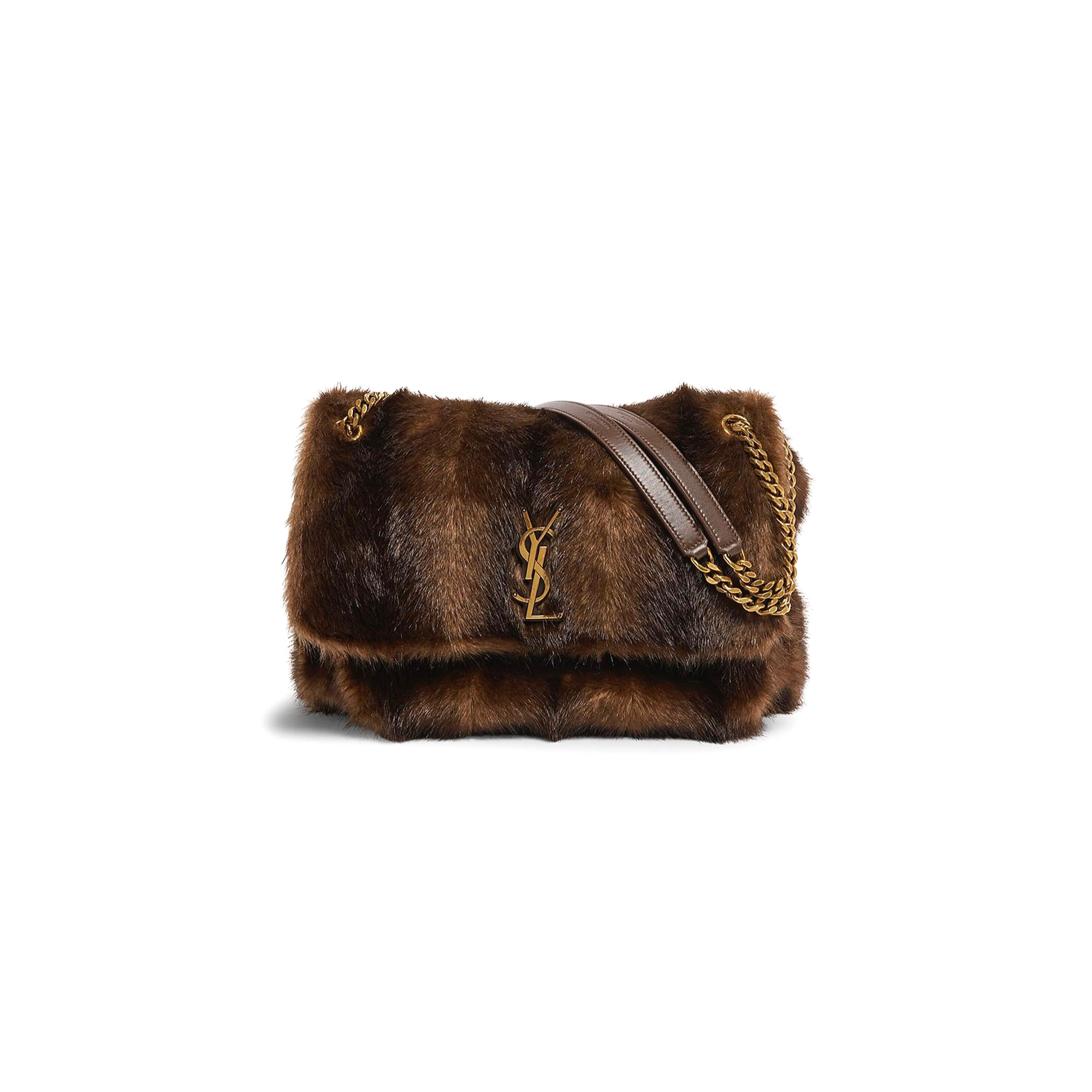 YSL NIKI LARGE IN SHEARLING 498830386968 (32*23*9cm)